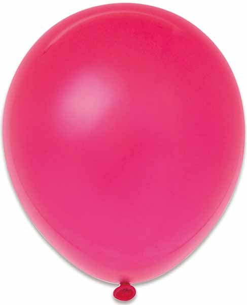 Fuchsia 12-Inch Latex Balloons, 10 Pack