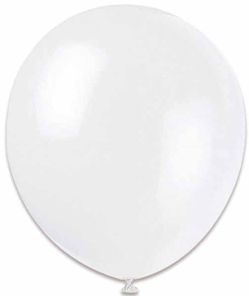 Trico 12-Inch White Latex Balloons, 100 Pack