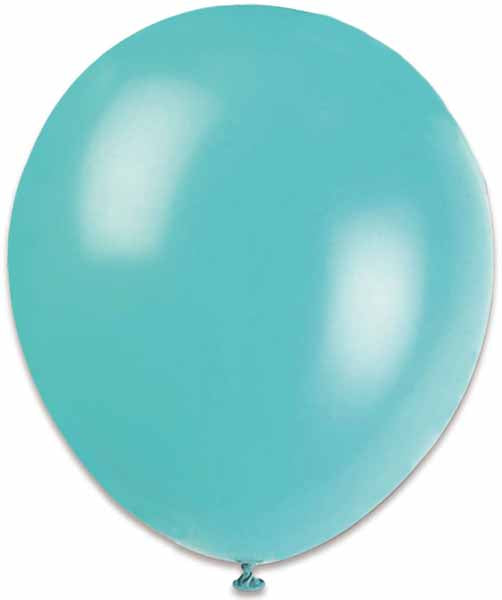 Trico Turquoise 12-Inch Latex Balloons, 50 Pack