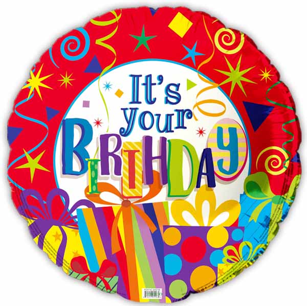 It's Your Birthday 18" Foil Balloon
