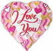 I Love You Heart Foil Balloon, 18 Inch