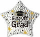 Hats Off to the Grad 18" Star Foil Balloon