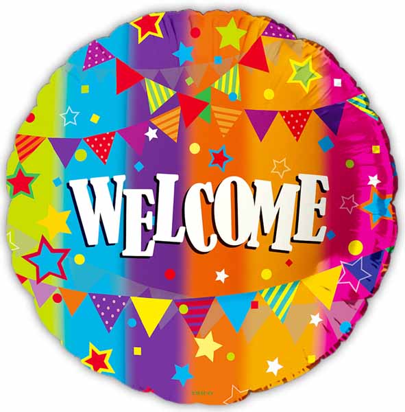 Welcome 18-Inch Foil Balloon