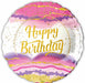 Happy Birthday Ombre 18-Inch Foil Balloon