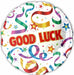 Good Luck Streamers 18-Inch Foil Balloon