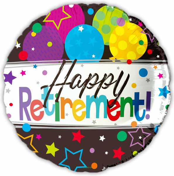 Happy Retirement 18-Inch Foil Balloon