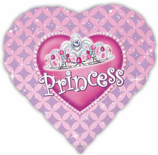 Princess Pink Heart 18" Foil Balloon
