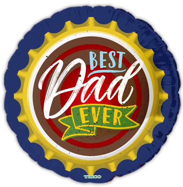Best Dad Ever 18-Inch Foil Balloon
