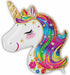 36-Inch Unicorn Head Shaped Foil Balloon