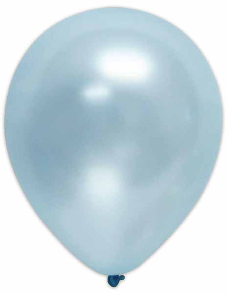 Trico 12-Inch Pearl Blue Latex Balloons, 100 Pack
