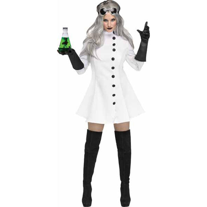 Mad Scientist Ladies Costume - Medium (8-10) (1/Pk)