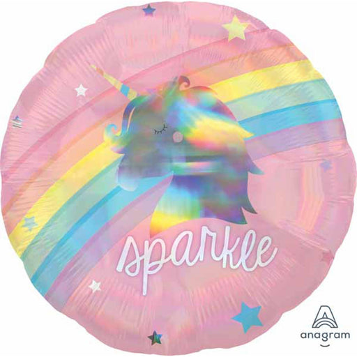 Magical Rainbow Holographic Decoration - 18" Round (S55 Pkg)