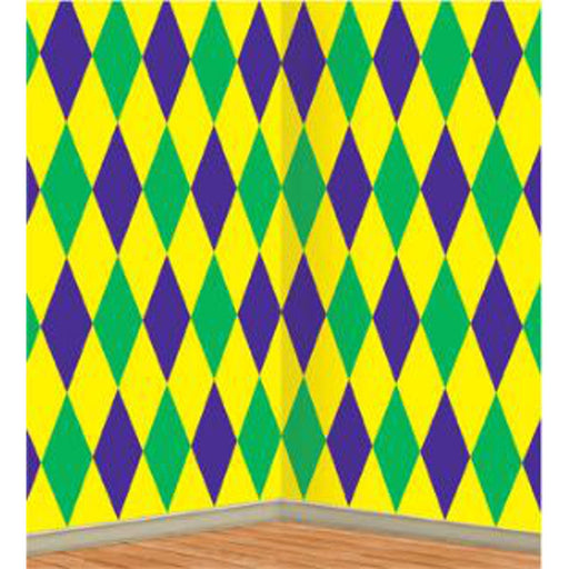 Mardi Gras Harlequin Backdrop.