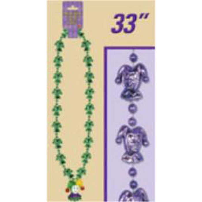 Mardi Gras Jester Hat Beads.