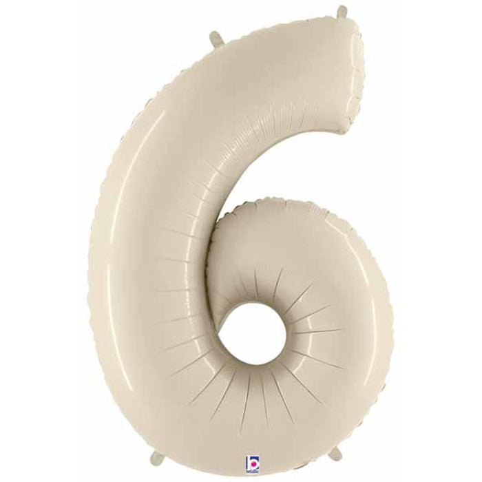 Megaloon #6 White Sand Balloon Kit - 34" Shape Pkg