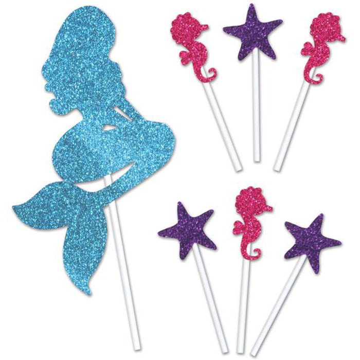 Mermaid Cake Topper (3/Pk)