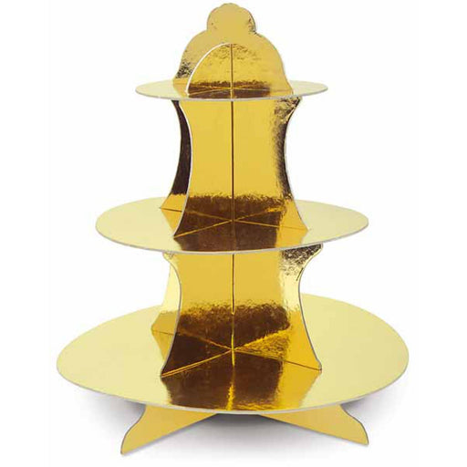 Metallic Cupcake Stand - 13 1/2"