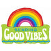 "Mighty Good Vibes Skateboard 37" Mbe Shape Pkgd"