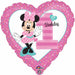 Minnie Mouse 1St Birthday Heart Hexagon Balloon – 18 Inches Flat.