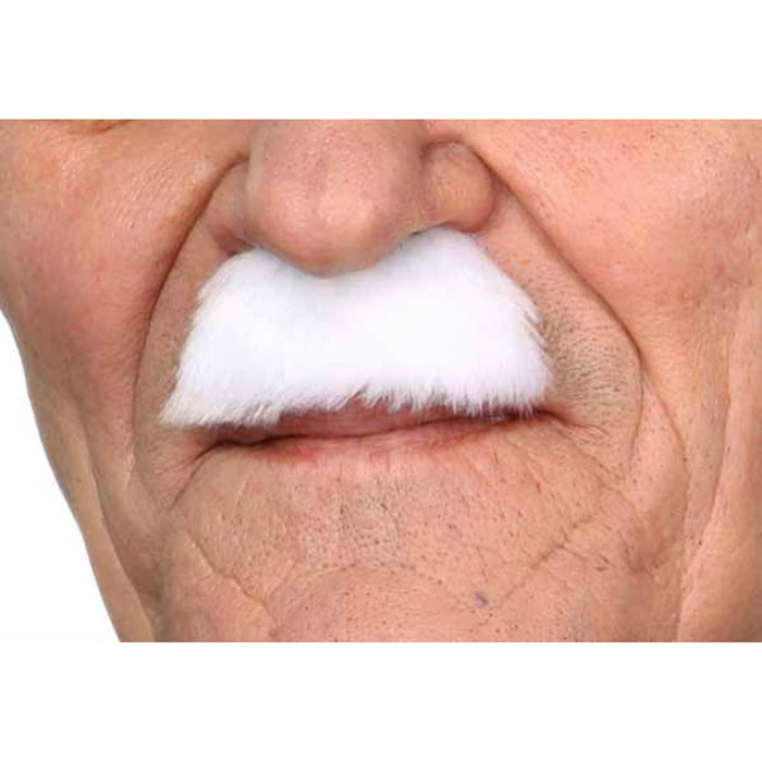 Charlie Chaplin Moustache - Pure White