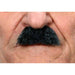 Charlie Chaplin Style Moustache - Black & Grey