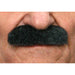 Synthetic Moustache - Black Grey