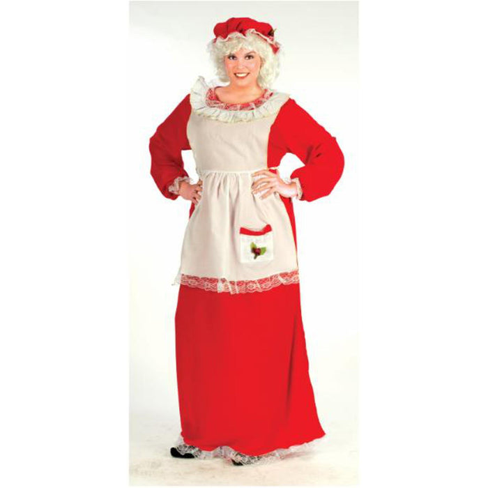 Adult Plus Size Mrs. Claus Costume