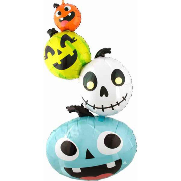 Halloween Pumpkin Stacker Foil Balloon - 60"