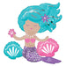 "Multi Mermaid Sitting Figurine Set"