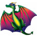 Mythical Dragon Balloon Kit - 45" Shape Pkg