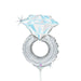 14-Inch Wedding Ring Mini Foil Balloon