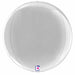 11-Inch Silver Globe Foil Balloon