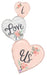 Rustic I Love Us 50-Inch Foil Balloon