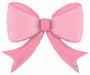 41-Inch Pink Bow Foil Balloon