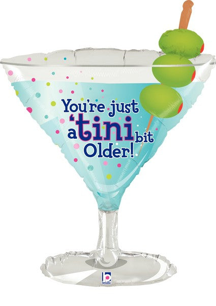 Tini Bit Older 35-Inch Shaped Foil Birthday Balloon