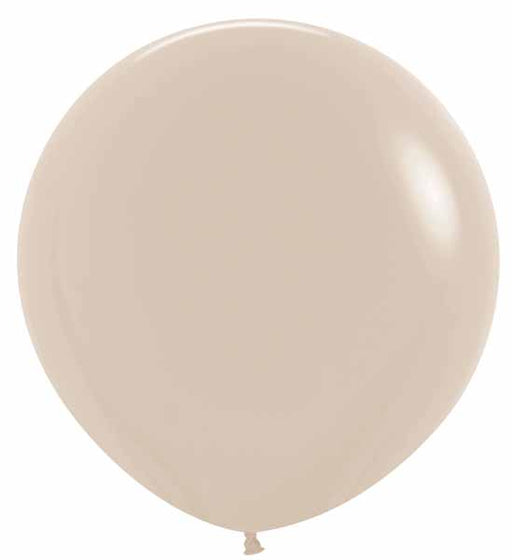 Sempertex White Sand 36" Latex Balloons, 2 Pack