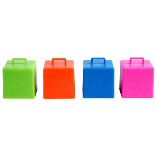 "Neon Cube Weights - Pack Of 10"