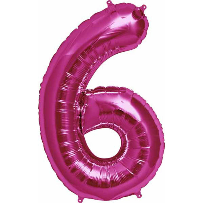 Number #6 Magenta (Ns) Vinyl Roll - 34" Pkg 00140.