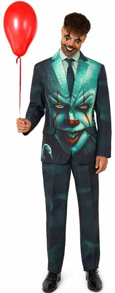 Suitmeister Men's IT Pennywise Costume, Small