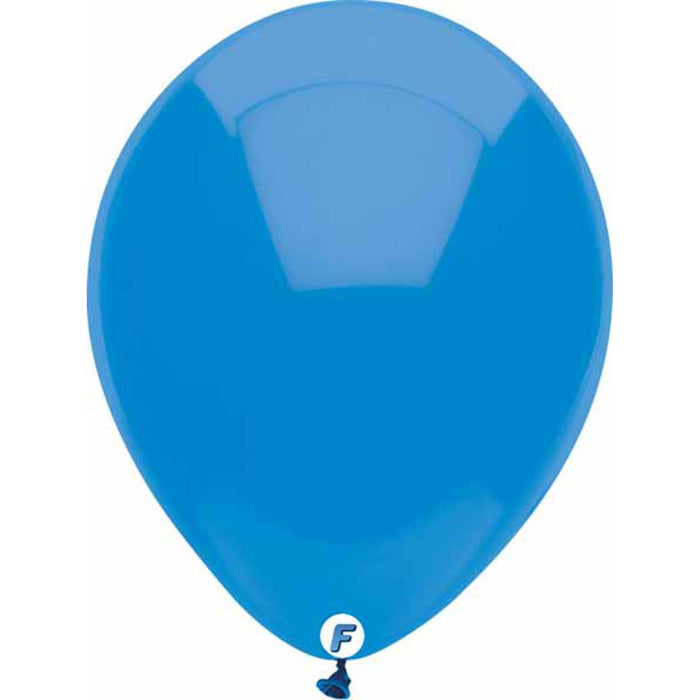 Ocean Blue Latex Balloons - 15 Per Pack (12" Diameter)