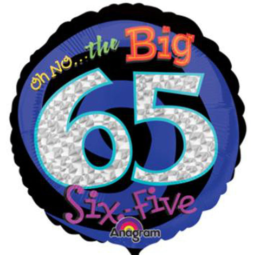 "Oh No! 65Th Birthday Prism Balloon"