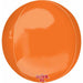 "Orange Orbz Balloon - 16" G20 Pkg Solid"