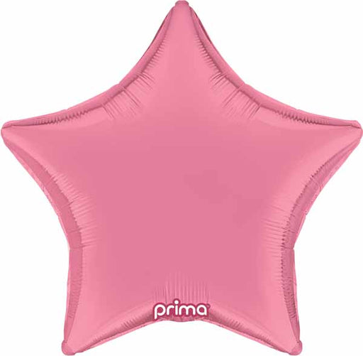 Prima Light Pink Star Foil Balloon, 18 Inch