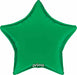Prima Green Star Foil Balloon, 18 Inch