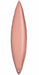 Prima 18-Inch Rose Gold Taper Foil Balloons, 5-Pack