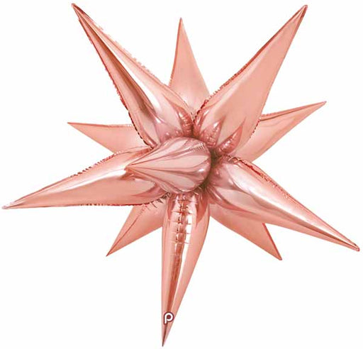 Prima Rose Gold 40-Inch Starburst Foil Balloon