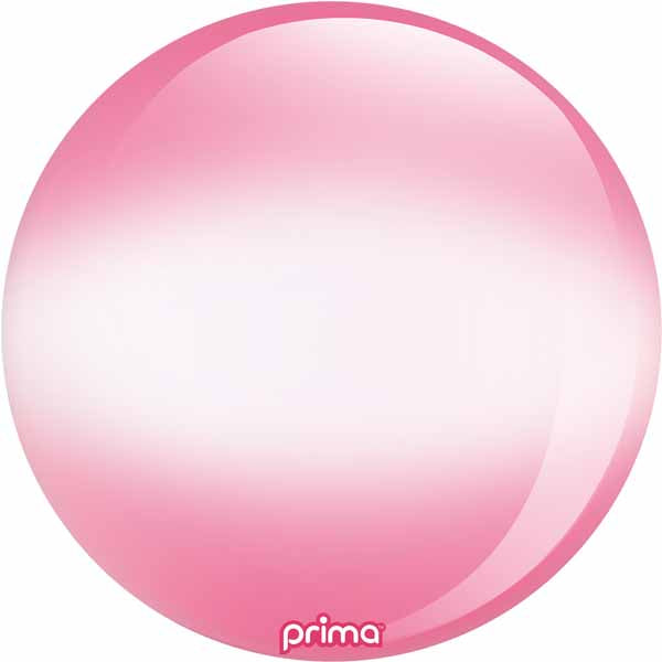 Prima Pink Halo 20-Inch Sphere Balloon, 1 Count