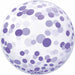 PRIMA CONFETTI 20" PURPLE SPHERE 1/PK