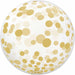 Prima Gold Confetti 20-Inch Sphere Balloon