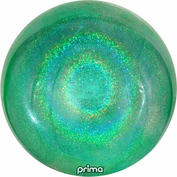 Prima Green Glitter Sphere Balloon, 20 Inch